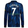 Maillot à Manches Longues Manchester United Cristiano Ronaldo 7 Troisième 2021-22 Pour Homme